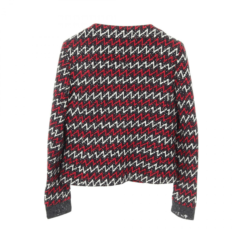 香奈兒其他外套 P51026 腈綸/聚酯纖維 黑色 紅色 白色 二手 女款-1