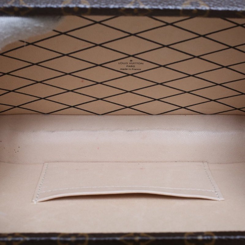 LOUIS VUITTON PETITEMALLE月光寶盒18.5老花PVC金扣2014肩背包-3