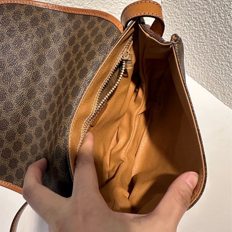 Celine vintage斜背包-14