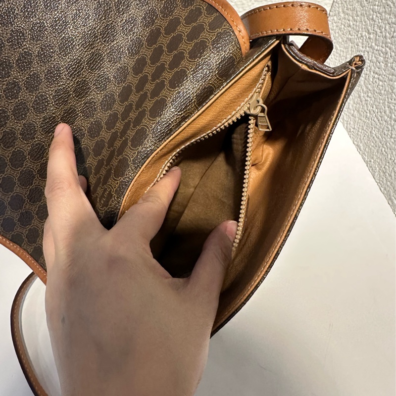 Celine vintage斜背包-15