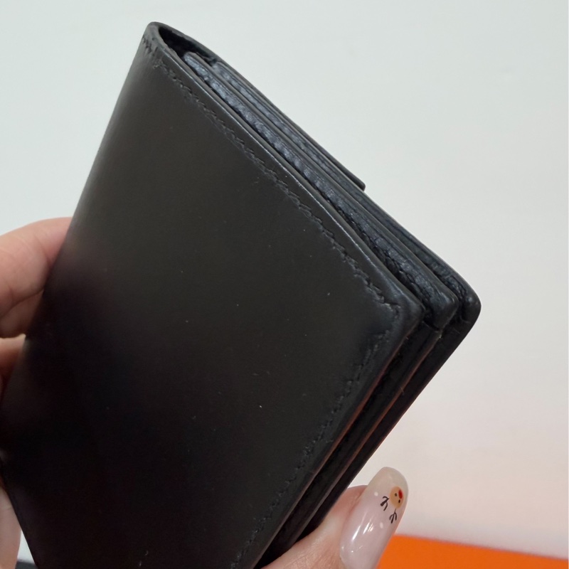 HERMES 愛馬仕 銀釦 錢包 零錢包 卡夾 皮夾 短夾 名片夾 信用卡卡夾 卡包-6