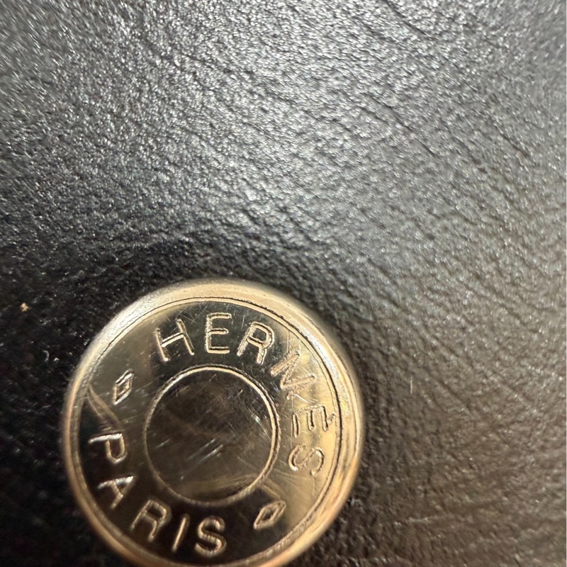 HERMES 愛馬仕 銀釦 錢包 零錢包 卡夾 皮夾 短夾 名片夾 信用卡卡夾 卡包-11