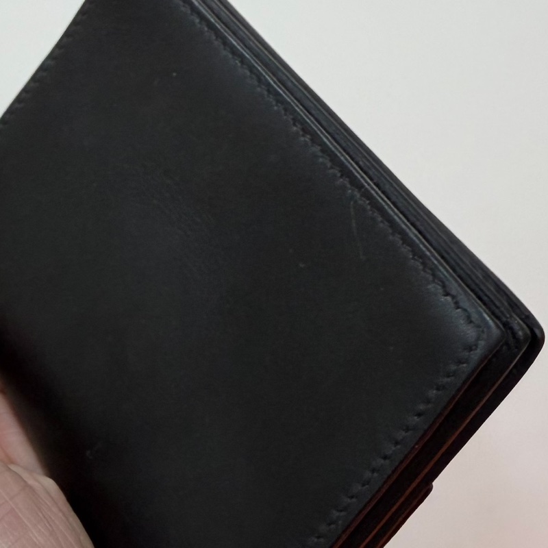 HERMES 愛馬仕 銀釦 錢包 零錢包 卡夾 皮夾 短夾 名片夾 信用卡卡夾 卡包-16