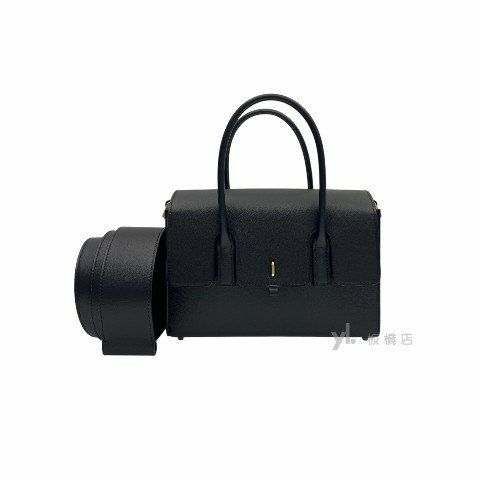 Hermes包包 New Drag 22 Allegretto黑89小牛皮金扣手提肩背包