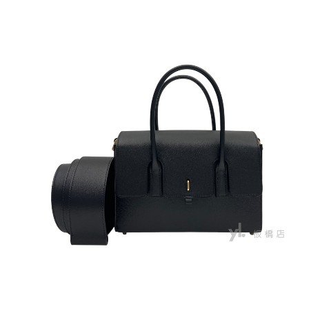 Hermes New Drag 22 Allegretto黑89小牛皮金扣手提肩背包-1