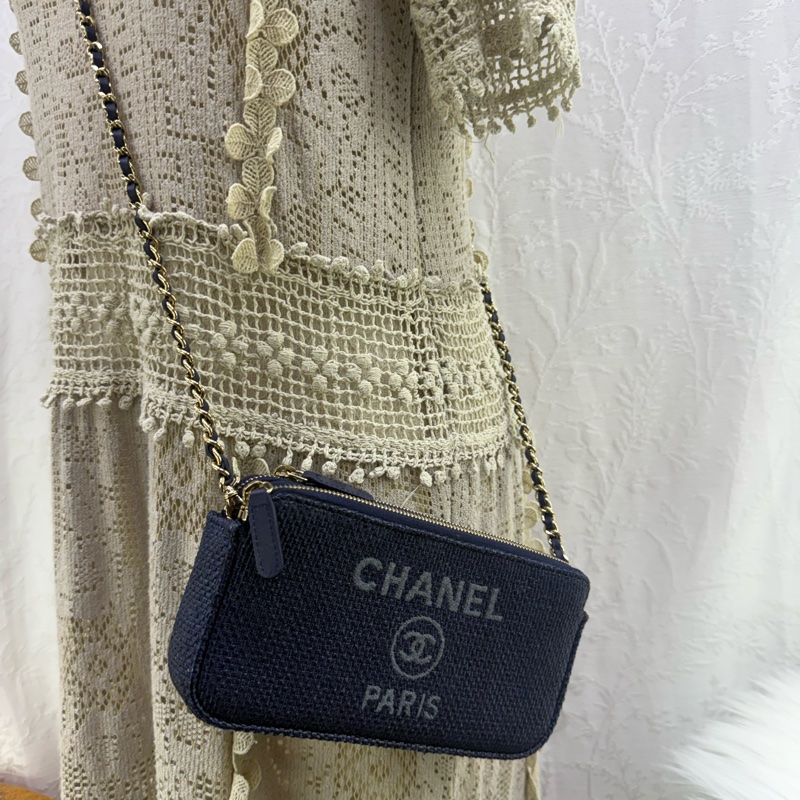 CHANEL WOC Wallet On Chain shoulder Bag-7