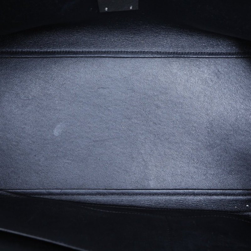 CELINE Trapeze秋千包中號30黑色牛皮銀扣肩背包-3