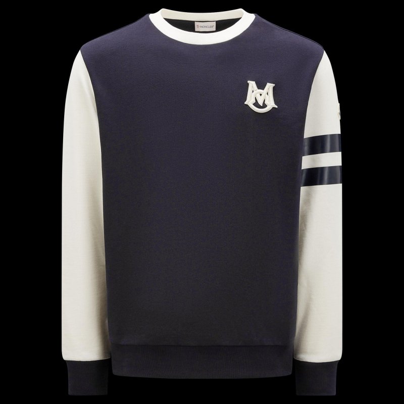 💎Han's house精品服飾💎 moncler 刺繡字 大學T 衛衣 長袖-1