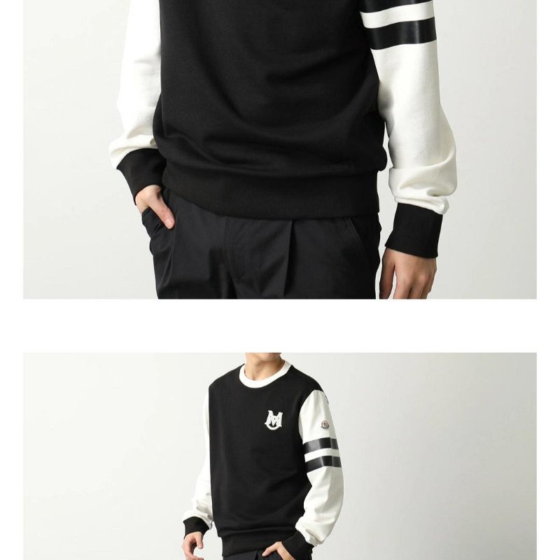 💎Han's house精品服飾💎 moncler 刺繡字 大學T 衛衣 長袖-6