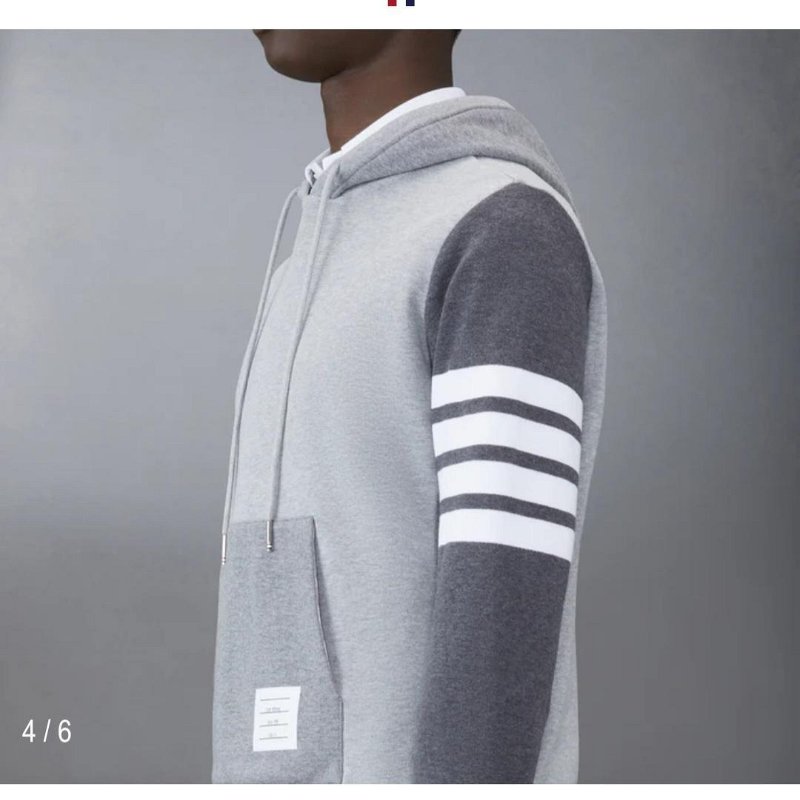 💎Han's house精品服飾💎THOM BROWNE TB 四槓 連帽 衛衣 帽T-4