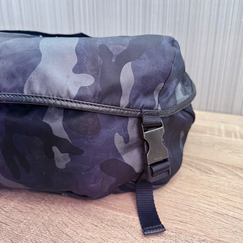 Prada 2VH991 稀有限量絕版迷彩郵差斜背包-9