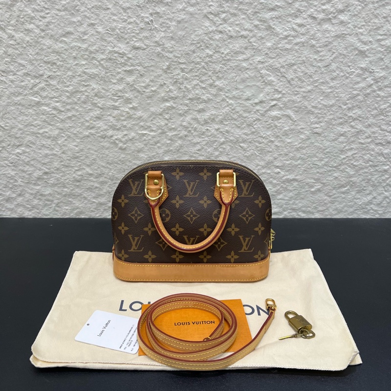 98新LV路易威登Alma bb經典老花新款貝殼包手提斜挎包 經典百搭-1