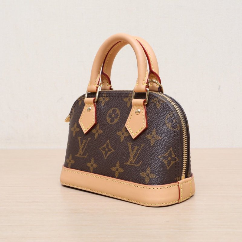 LOUIS VUITTON 老花PVC晶片ALMA貝殼包NANO18肩背包-3