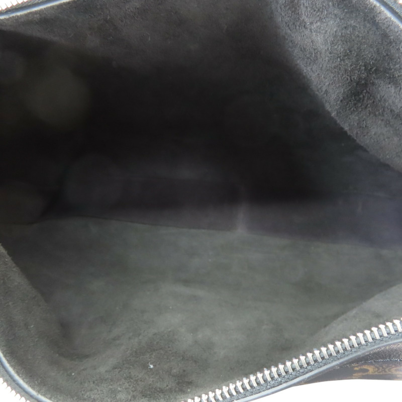 黑色 帆布 Romy Triomphe large 兩用包【CELINE 賽琳】-4