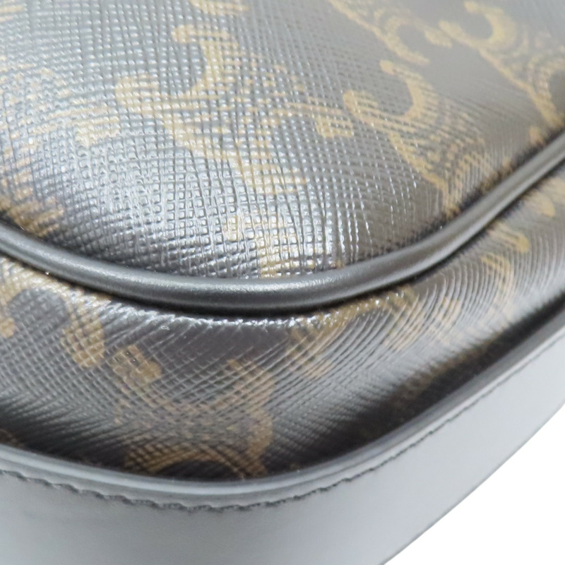 黑色 帆布 Romy Triomphe large 兩用包【CELINE 賽琳】-11