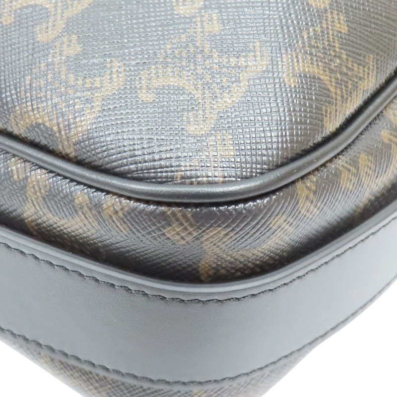 黑色 帆布 Romy Triomphe large 兩用包【CELINE 賽琳】-12