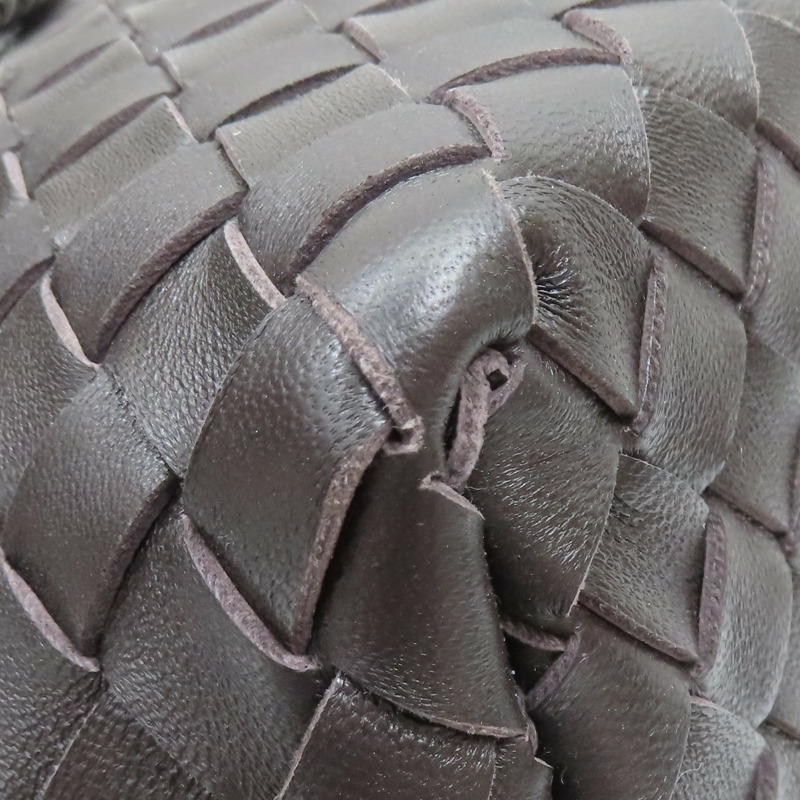 棕色 羊皮編織 Large Andiamo 肩背包【BOTTEGA VENETA BV 寶緹嘉】-15