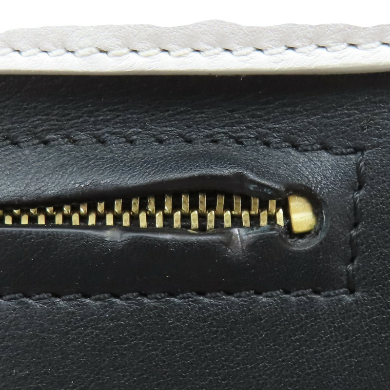 黑色 白色 牛皮 Trapeze 手提包 無背帶【CELINE 賽琳】-14