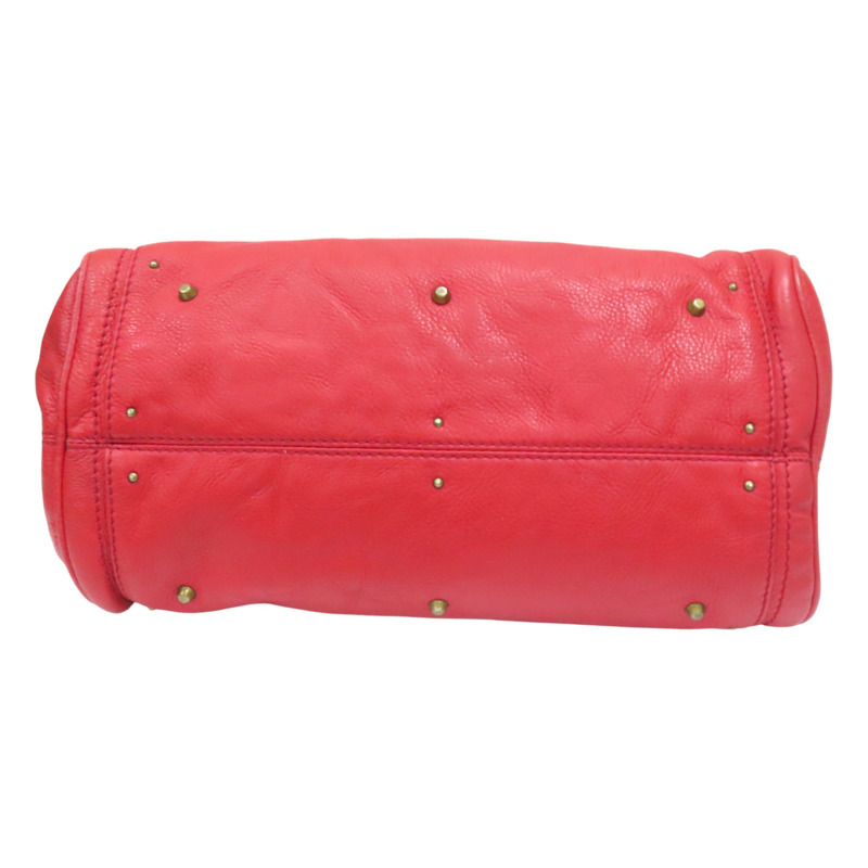 紅色 牛皮 Paddington 鎖頭包 手提包【Chloe 克羅伊】-3