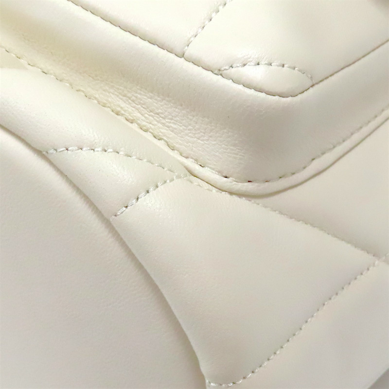 米色 羊皮 菱格紋 TABBY 後背包【COACH 蔻馳】 #CU076-11