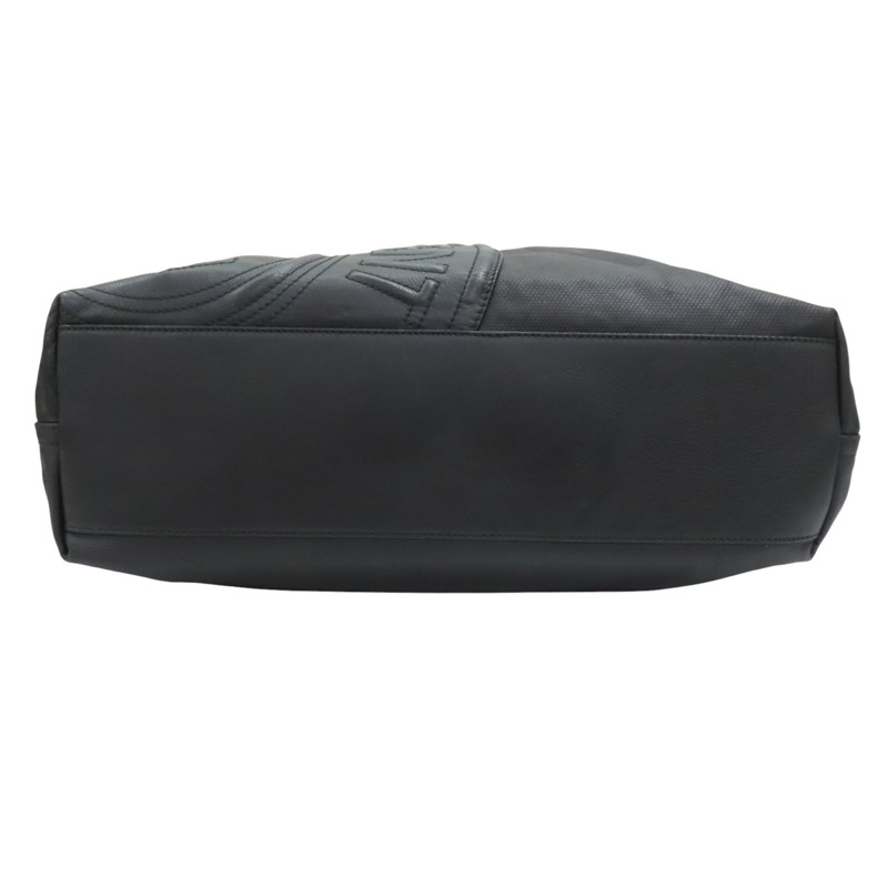 黑色 皮革 帆布 托特包 肩背包【SAINT LAURENT YSL 聖羅蘭】-3