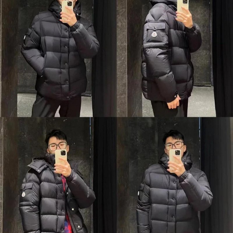 💎Han's house精品服飾💎moncler Vezere 羽絨 防風 防水 連帽 可拆 外套 可手水洗 深藍 原價80000-2