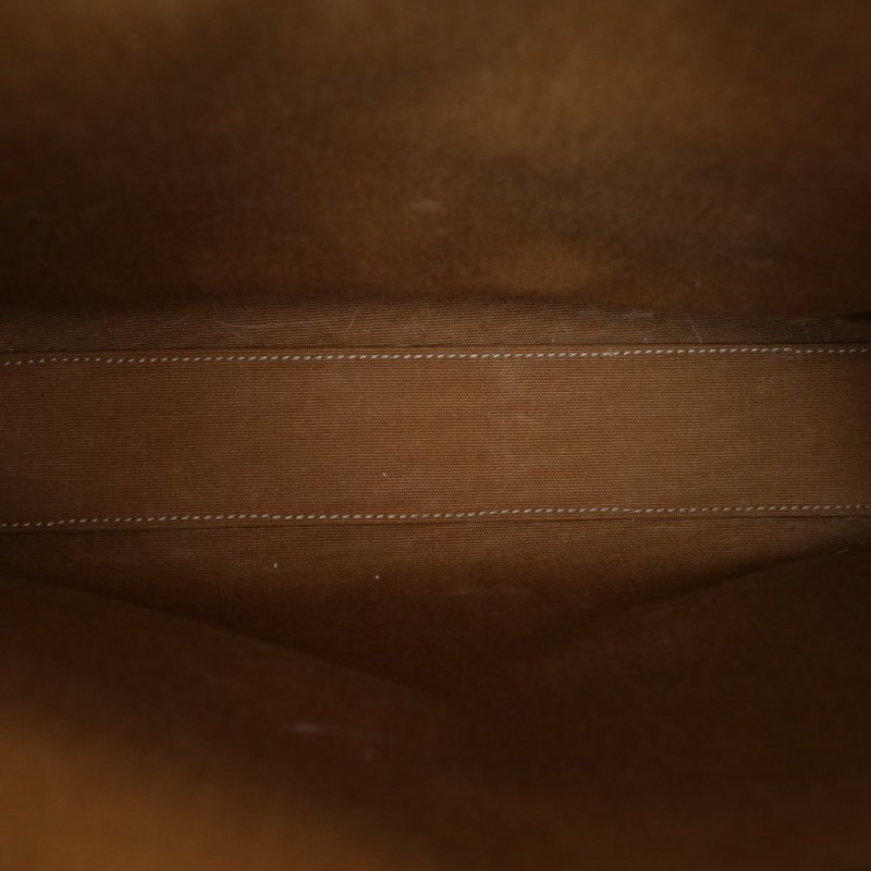 CELINE Cabas豎款手袋小號凱旋門印花褐色人造革肩背包-3