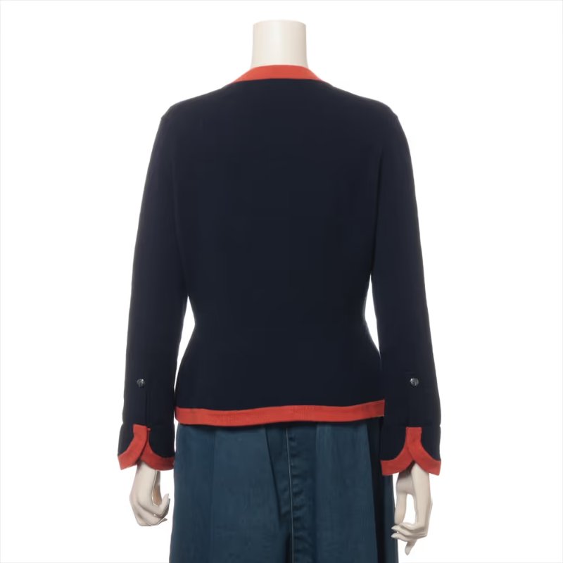 Chanel 18 漢堡系列兩口袋開襟衫-4