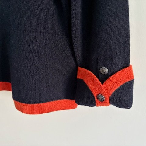 Chanel 18 漢堡系列兩口袋開襟衫-9