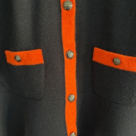 Chanel 18 漢堡系列兩口袋開襟衫-20