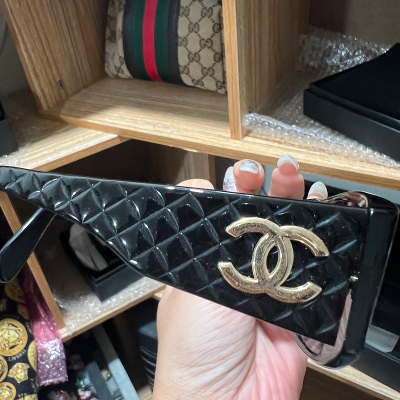 Chanel香奈兒太陽眼鏡(24k大logo)-5