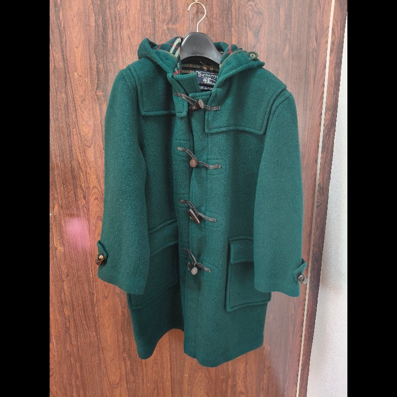 Burberry 綠色大衣-0