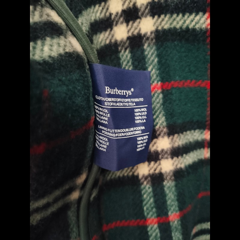 Burberry 綠色大衣-2