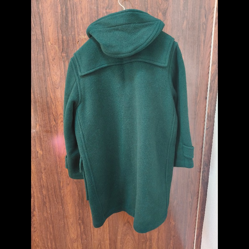 Burberry 綠色大衣-6