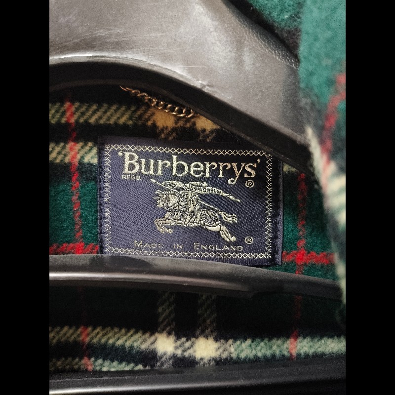 Burberry 綠色大衣-9