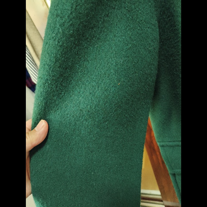 Burberry 綠色大衣-12