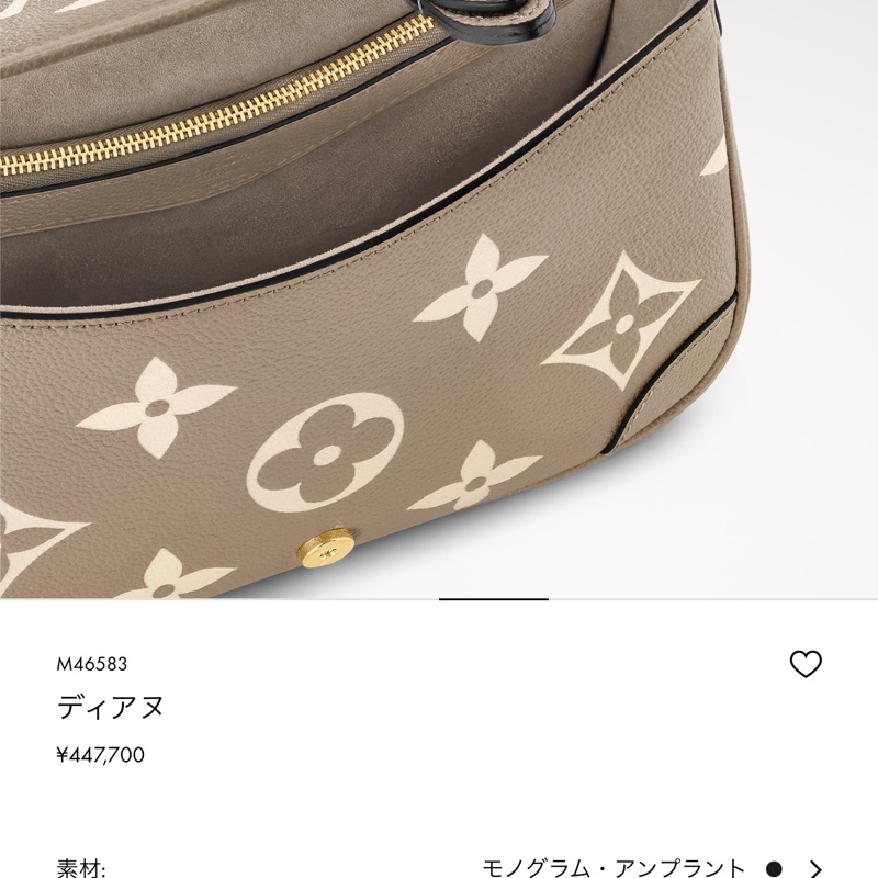 路易威登LV~M46583Daine斑鳩灰~法棍包-13