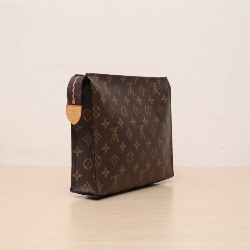 LOUIS VUITTON PocheToilette26號洗漱包老花PVC2021肩背包-4
