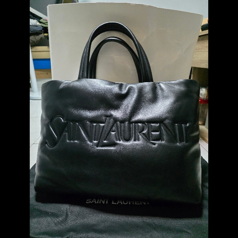 Saint Laurent 小羊皮拖特包-0