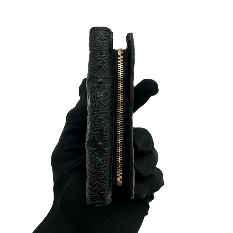 【美收精品】LV 黑色壓花牛皮壓釦短夾 C-21【隔月月中將轉賣至日本 上架期限30天】-4