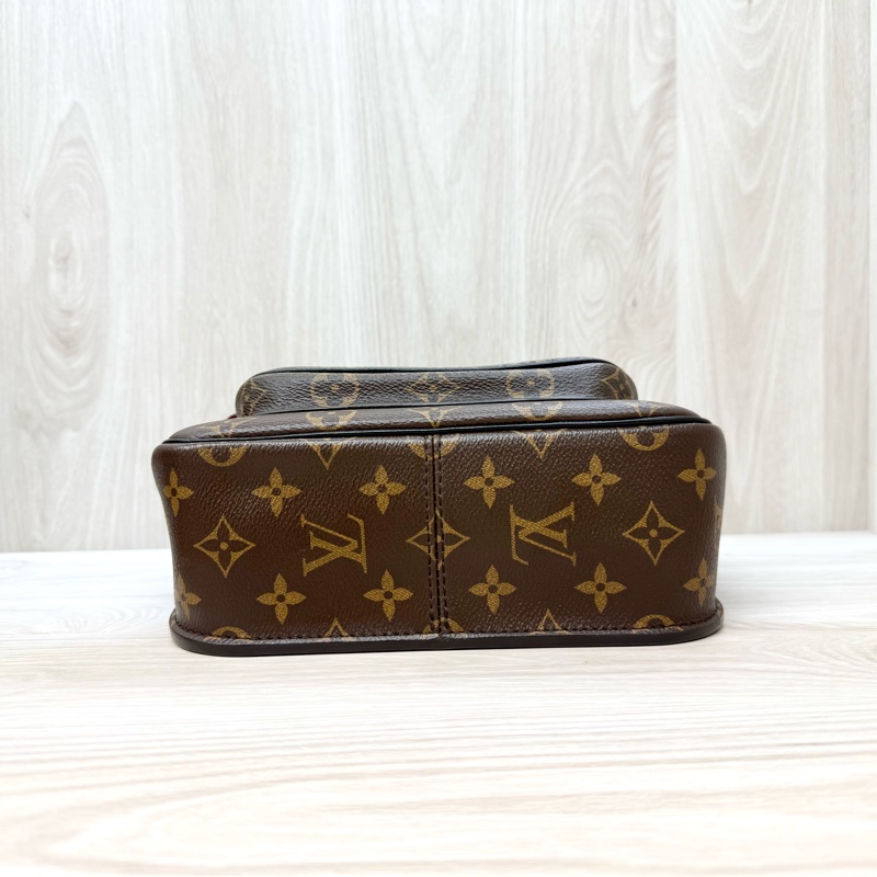 LV原花大logo Passy磁吸釦肩側背包M45592-5