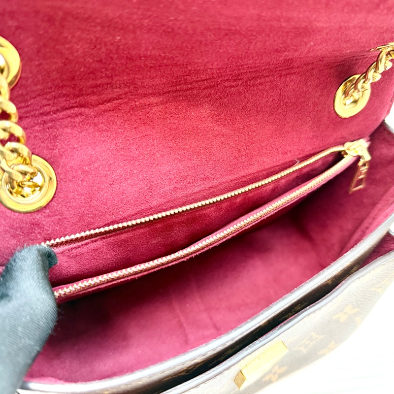 LV原花大logo Passy磁吸釦肩側背包M45592-8