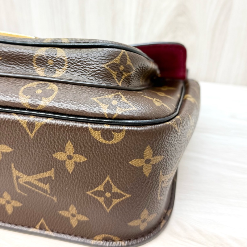 LV原花大logo Passy磁吸釦肩側背包M45592-17