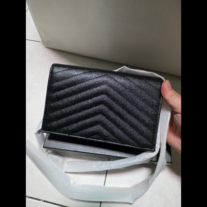 Saint Laurent 牛皮WOC 小號-1