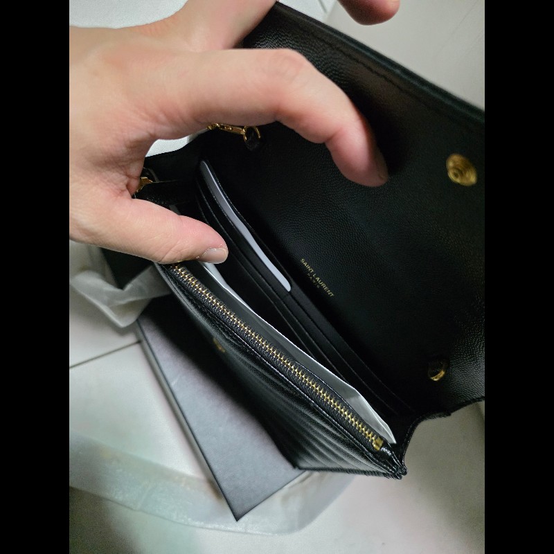 Saint Laurent 牛皮WOC 小號-6