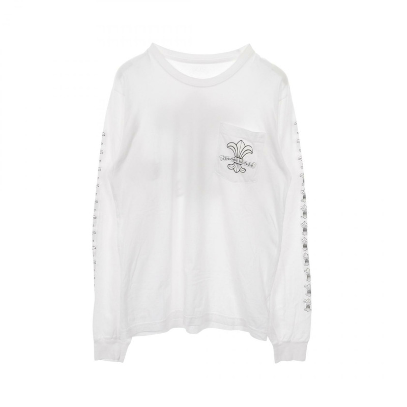 鉻心 CH Flare 純棉白色男士二手T卹-0