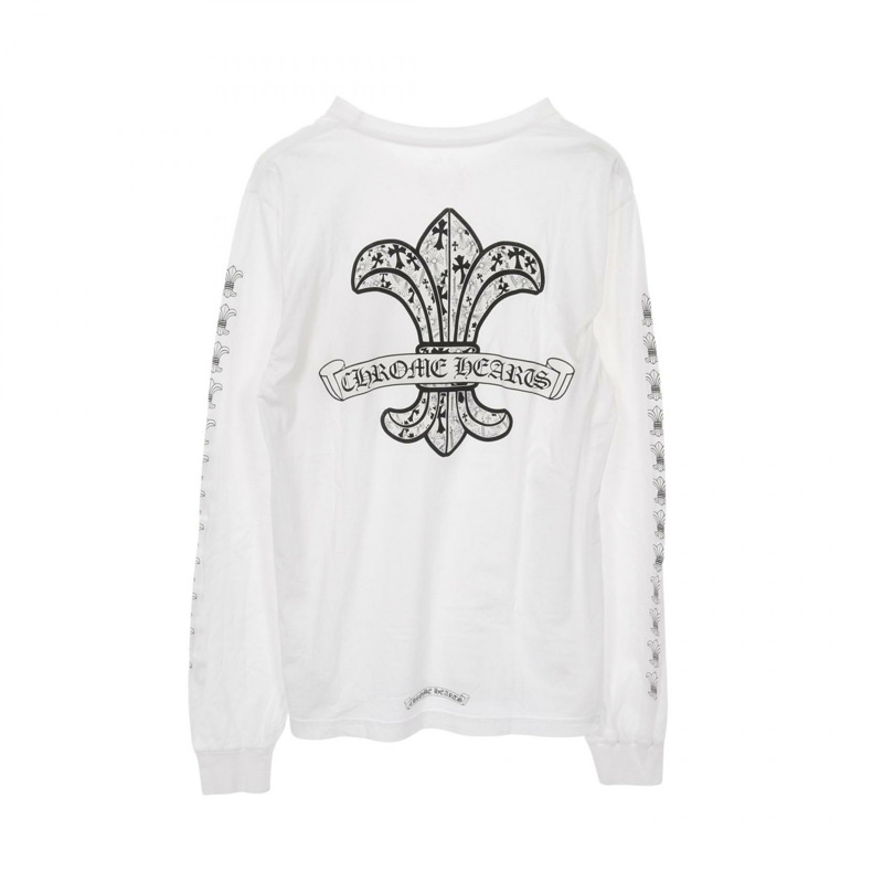 鉻心 CH Flare 純棉白色男士二手T卹-1