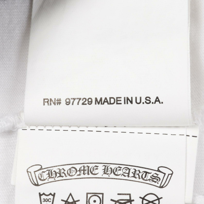 鉻心 CH Flare 純棉白色男士二手T卹-4