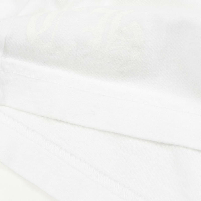 鉻心 (CHROME HEARTS) Weindagger 背部印花T卹,純棉,白色,二手,男款-6