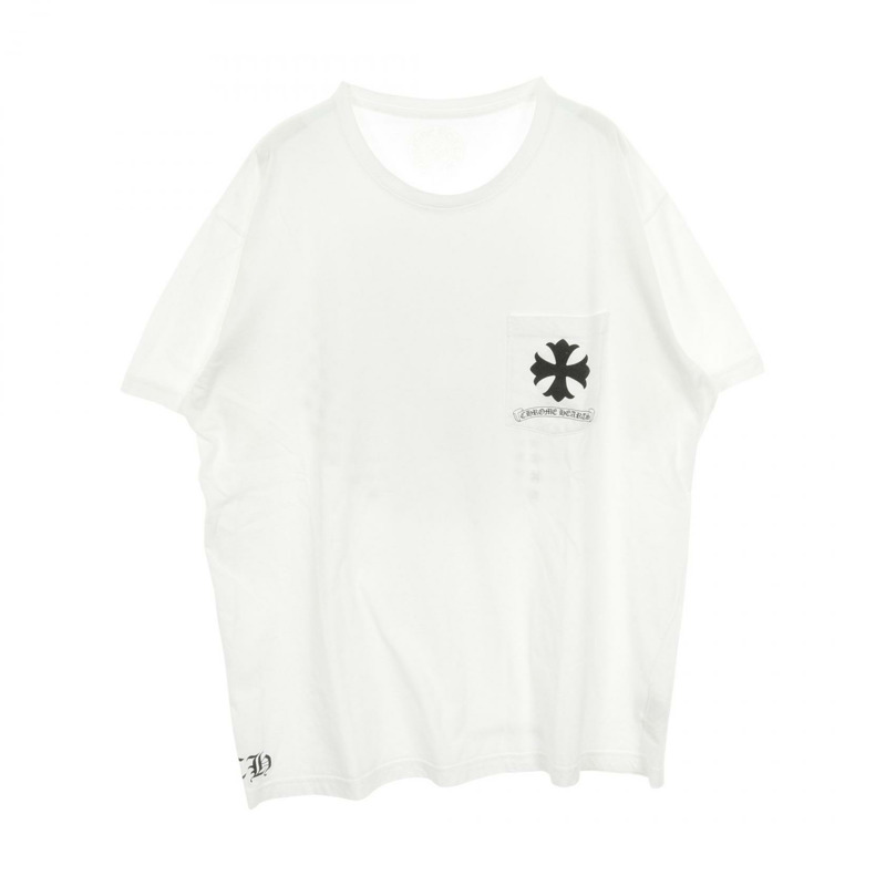 鉻心 CHP 男士純棉白色黑色二手T卹-0